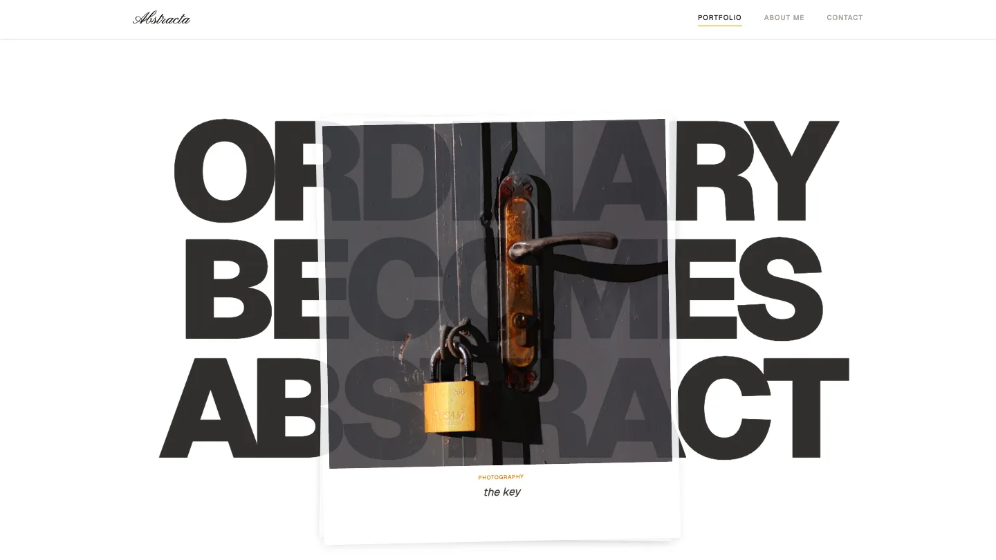 Abstracta homepage